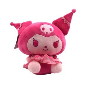 Sanrio Hello Kitty and Friends, Pink Monochrome‎ Kuromi Plush, 12-inch